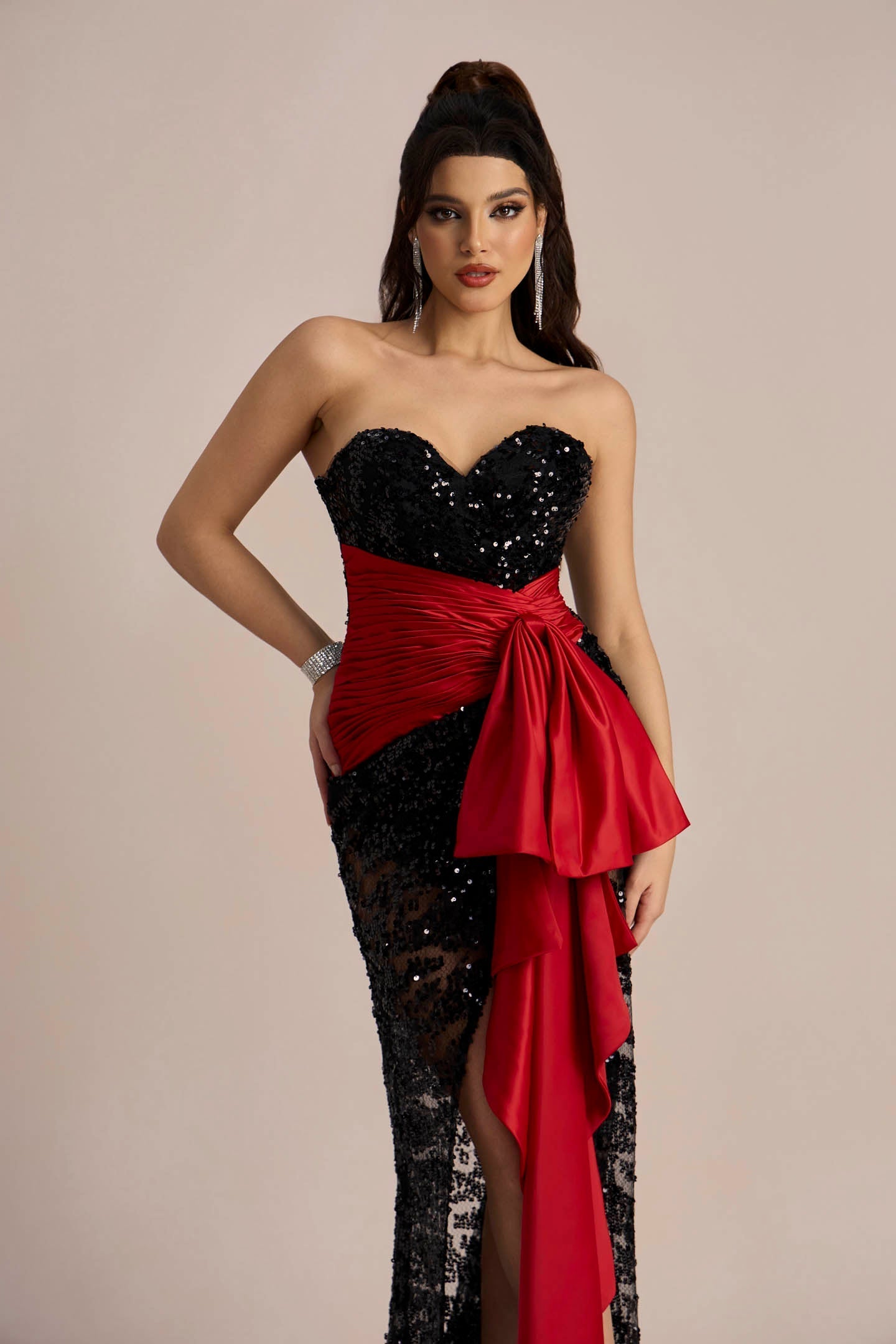 Jessie Payet Nakış Dantel Maxi Elbise