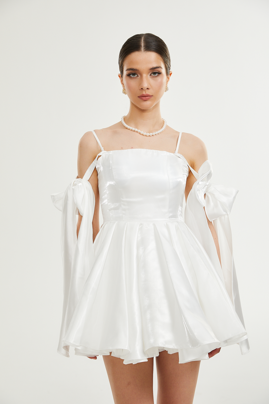 Catiana Fiyonk Detaylı Kloş Elbise