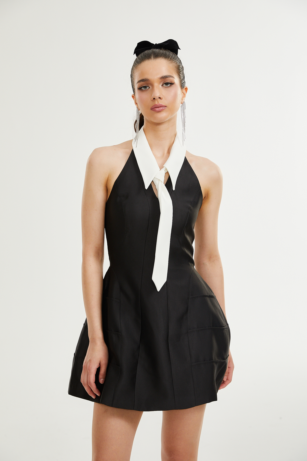 Emira kloş mini elbise