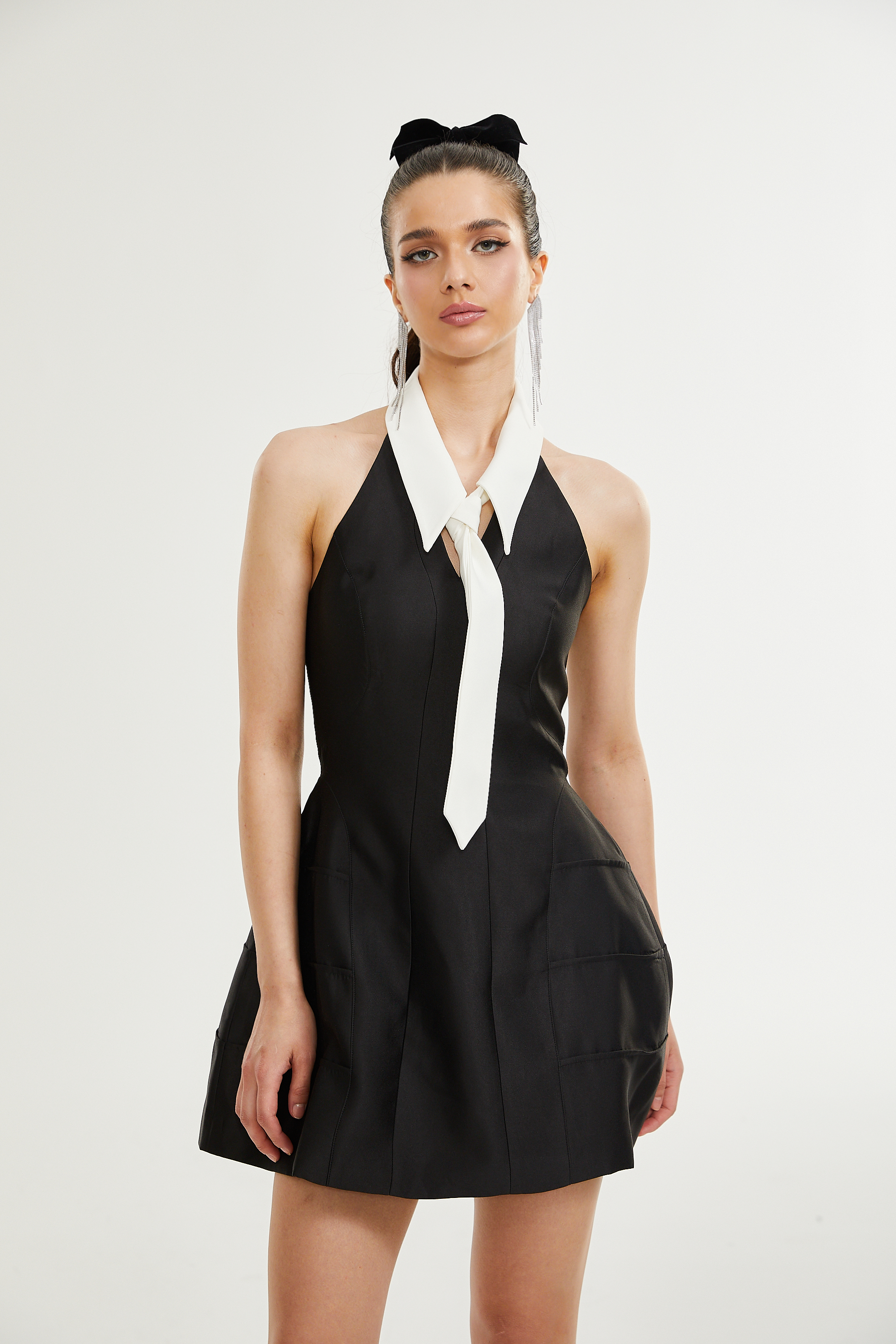 Emira kloş mini elbise