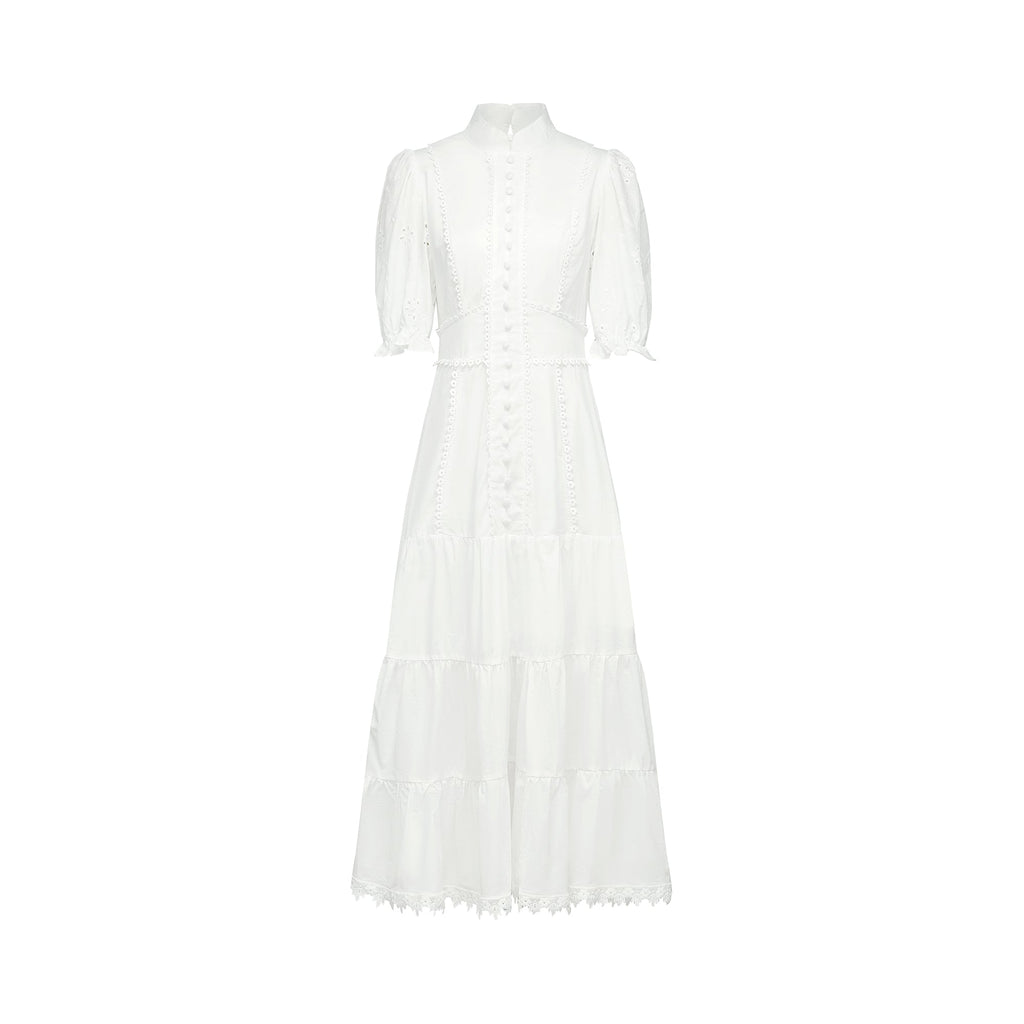 Coline dantel mini elbise