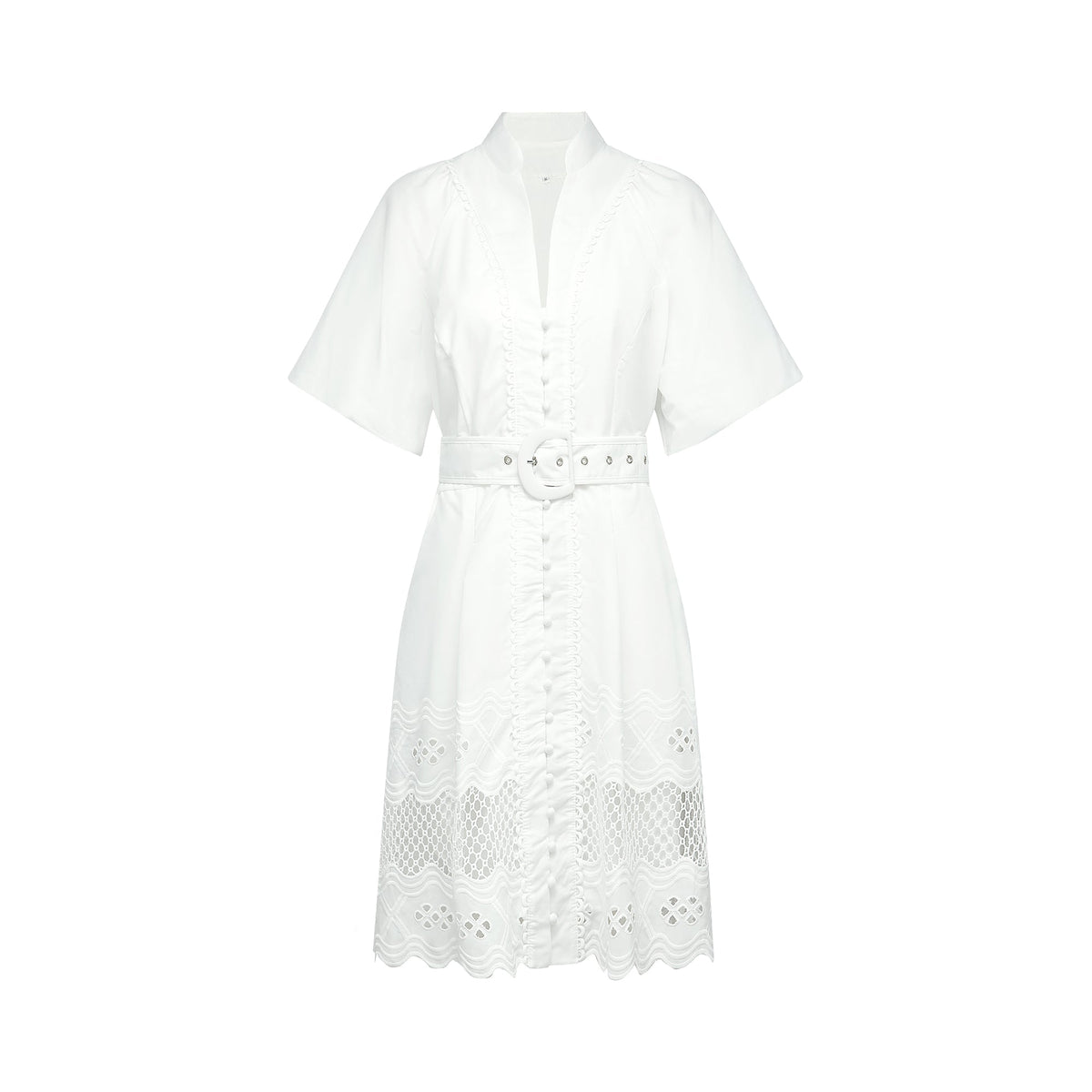Raphaëlle dantelli mini elbise