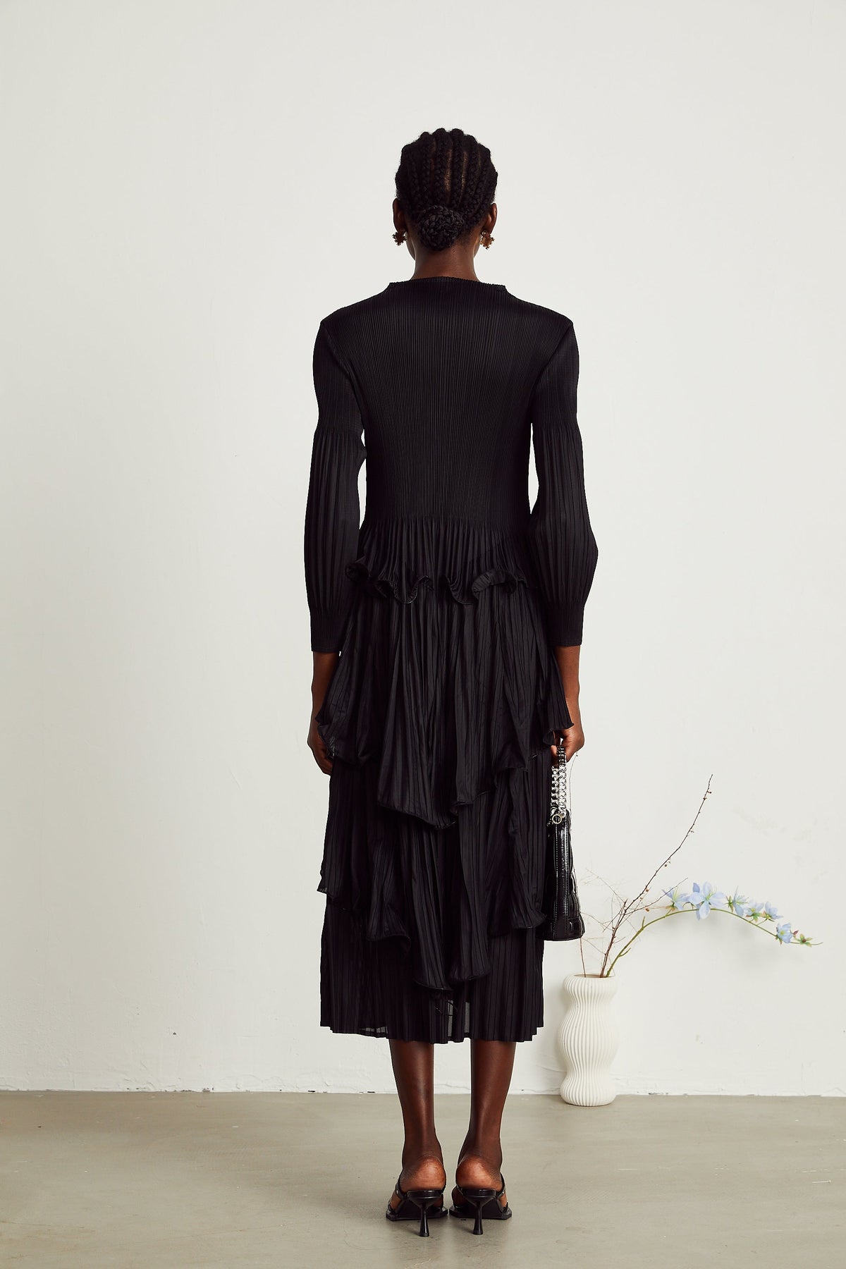 Brianna midi elbise