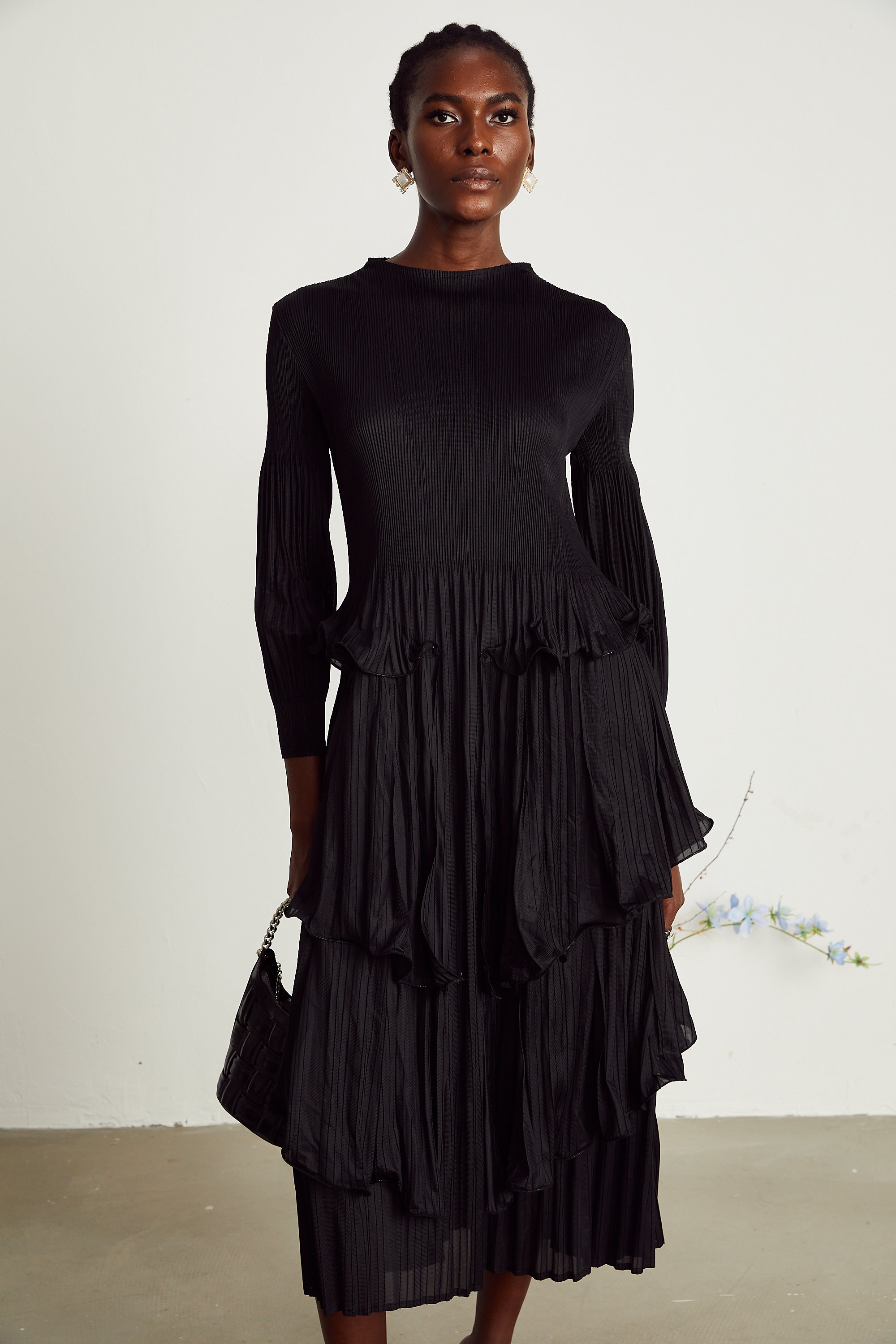Brianna midi elbise