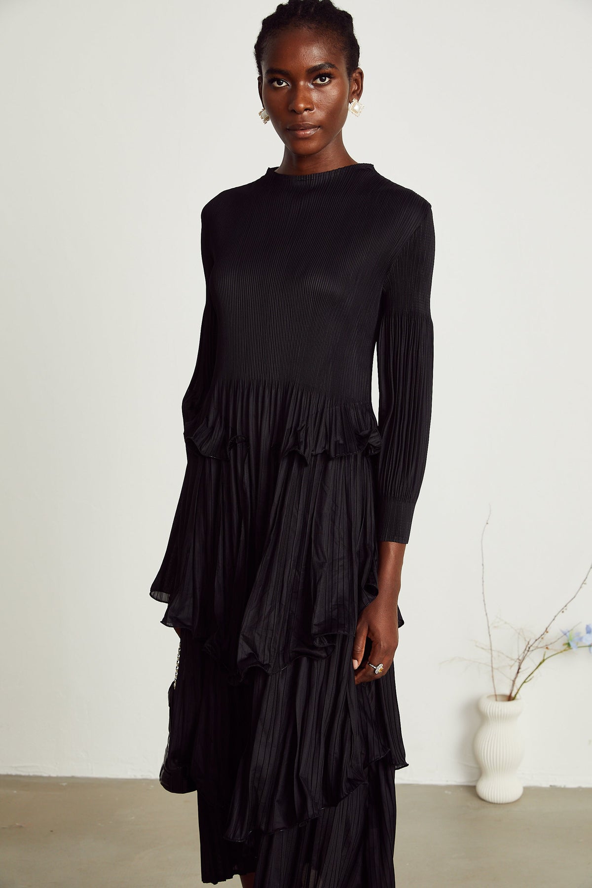 Brianna midi elbise