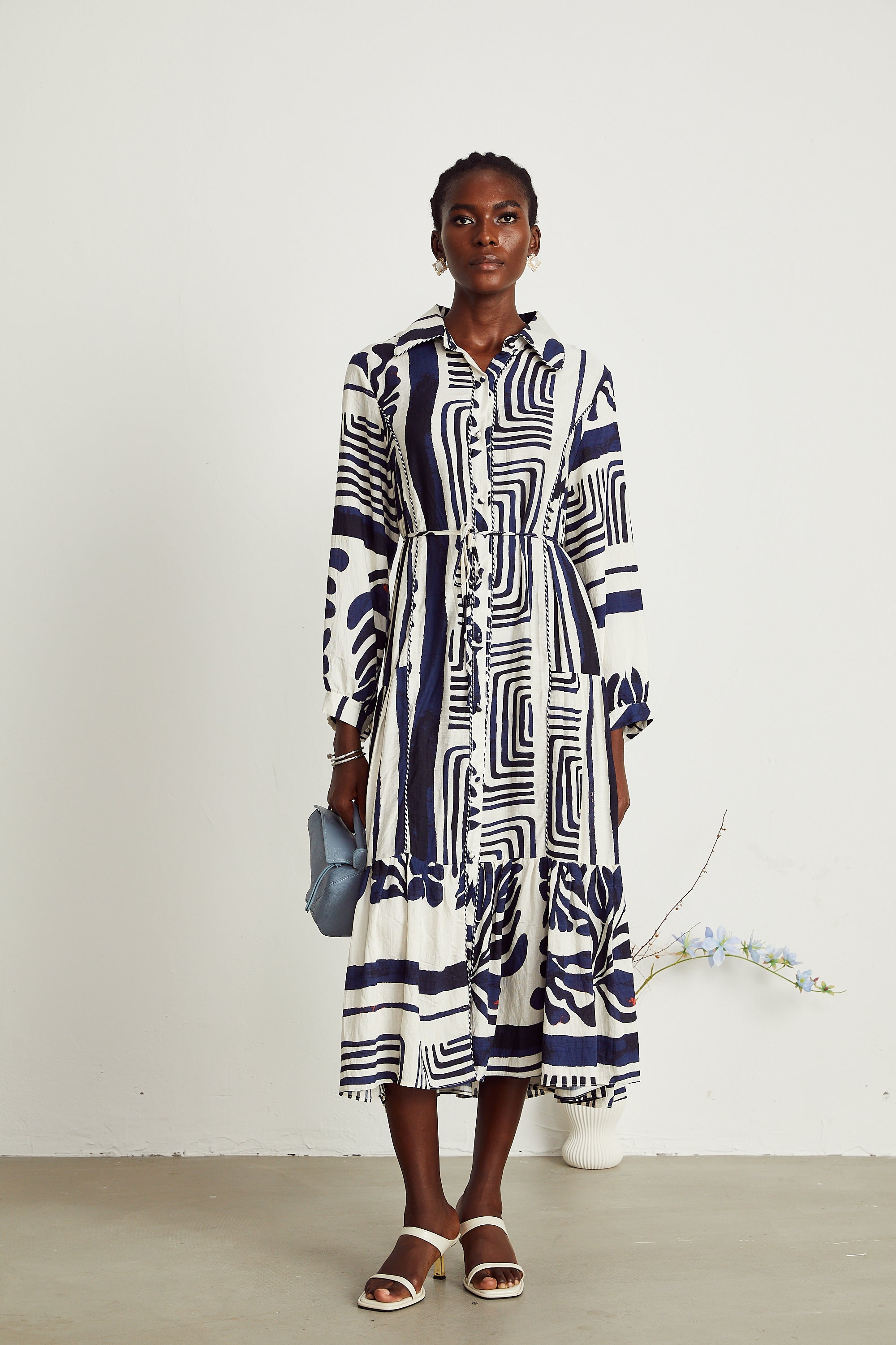 Colette midi elbise