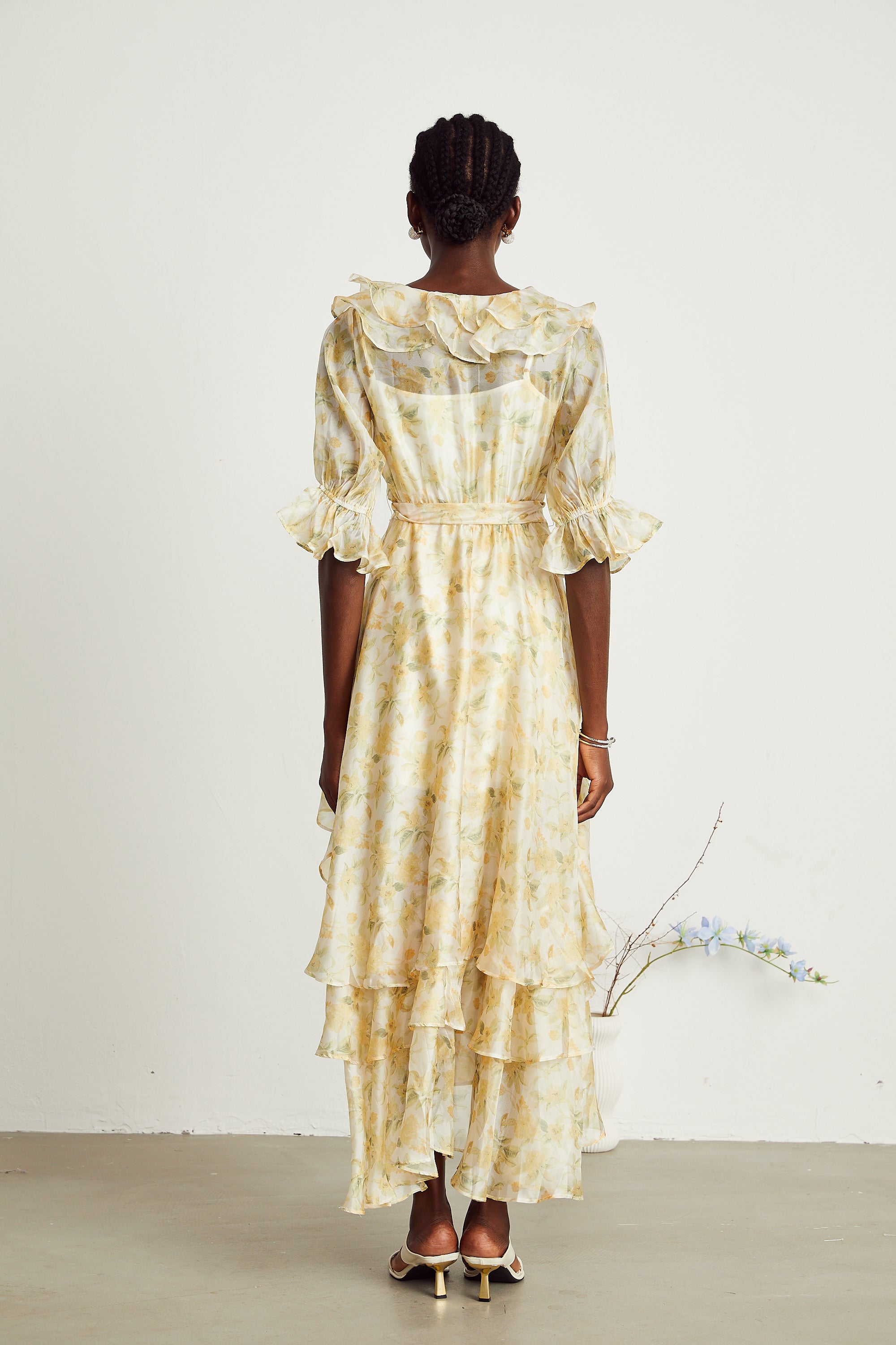 Amelie midi elbise