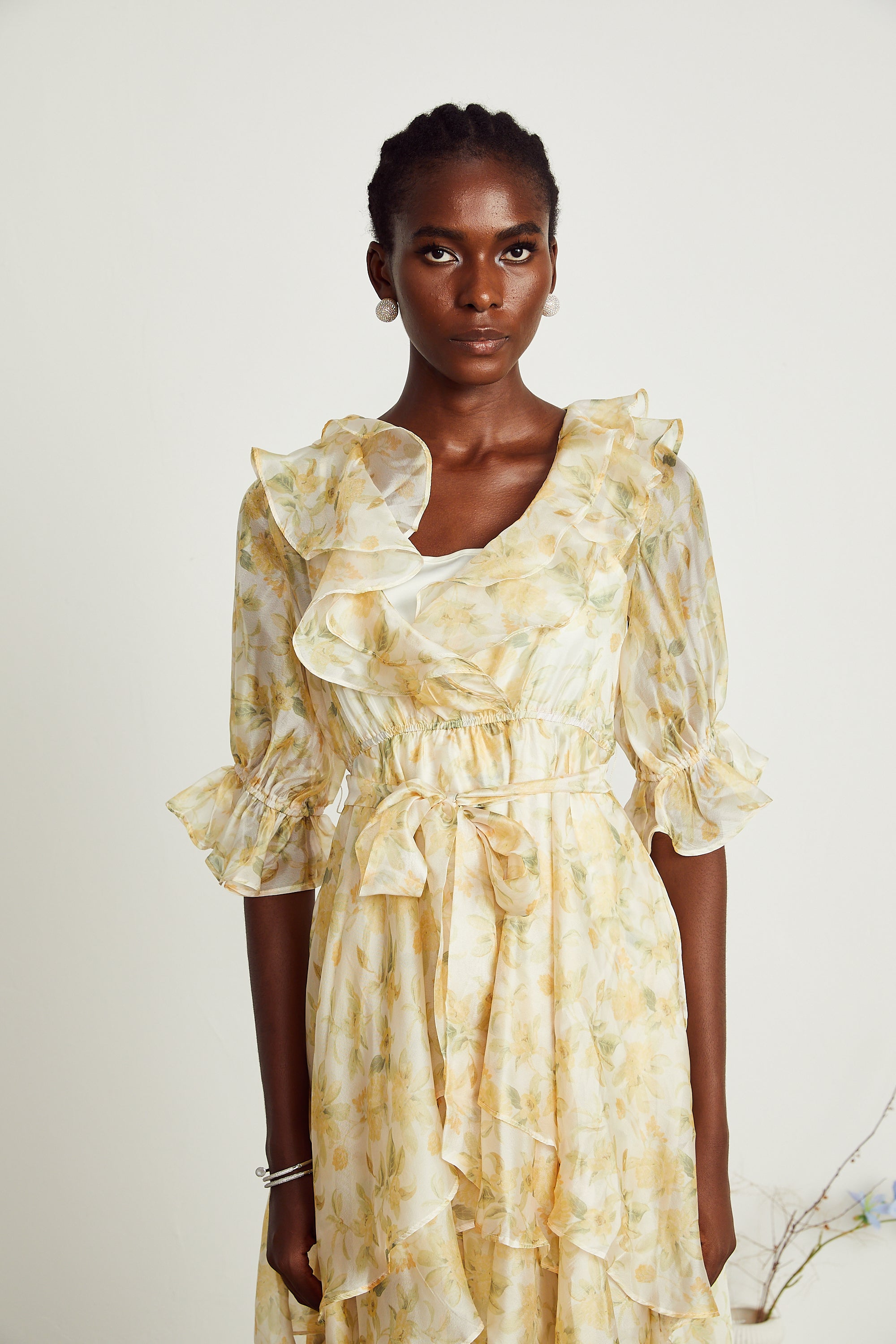 Amelie midi elbise