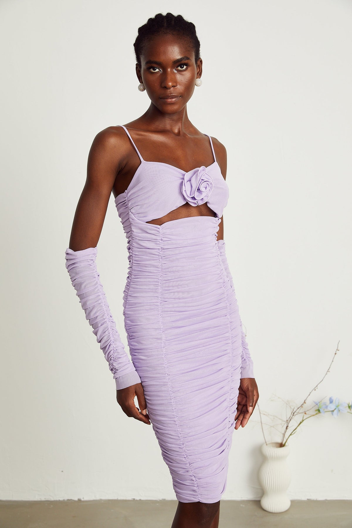 Annabelle midi elbise
