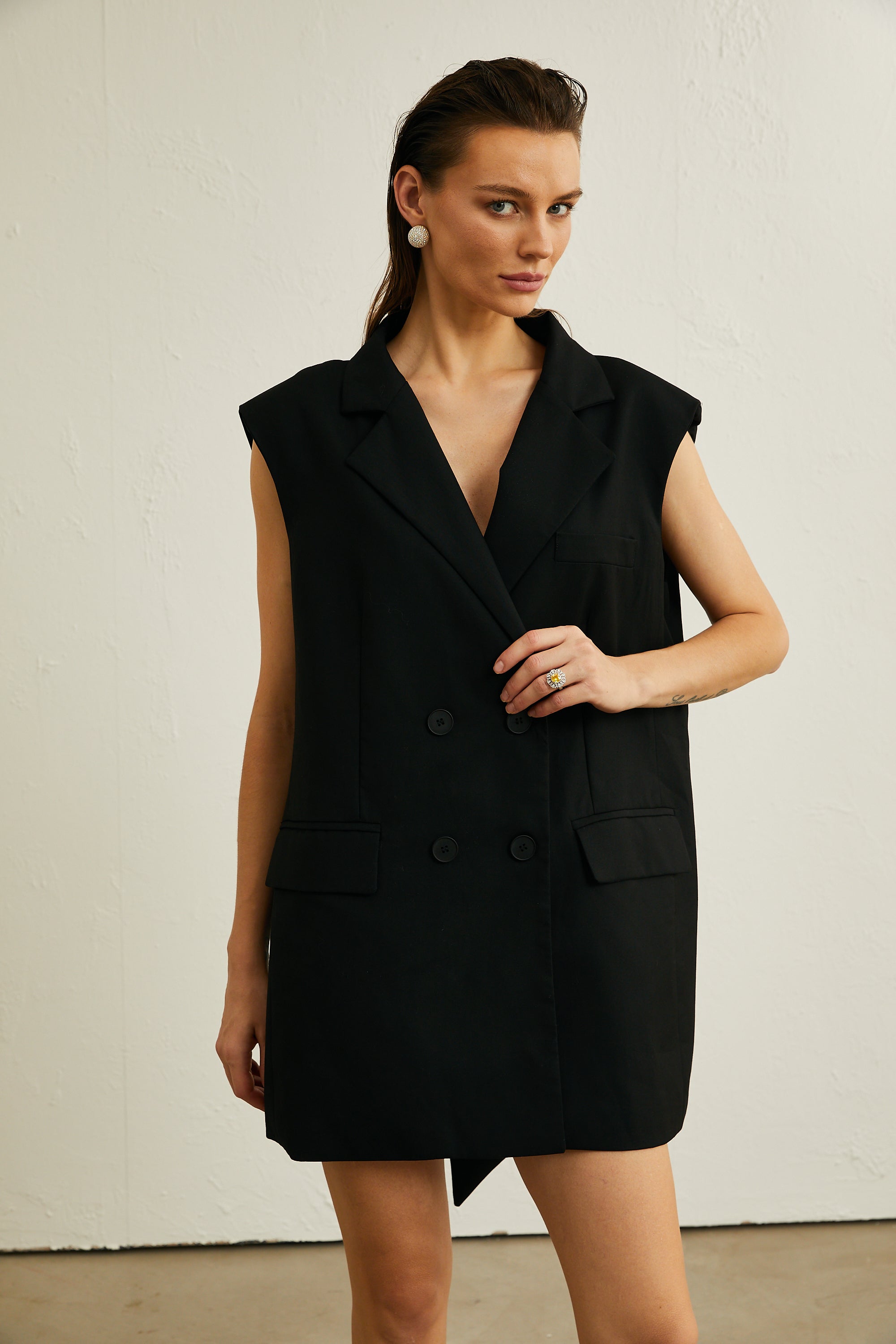 Irina blazer mini elbise