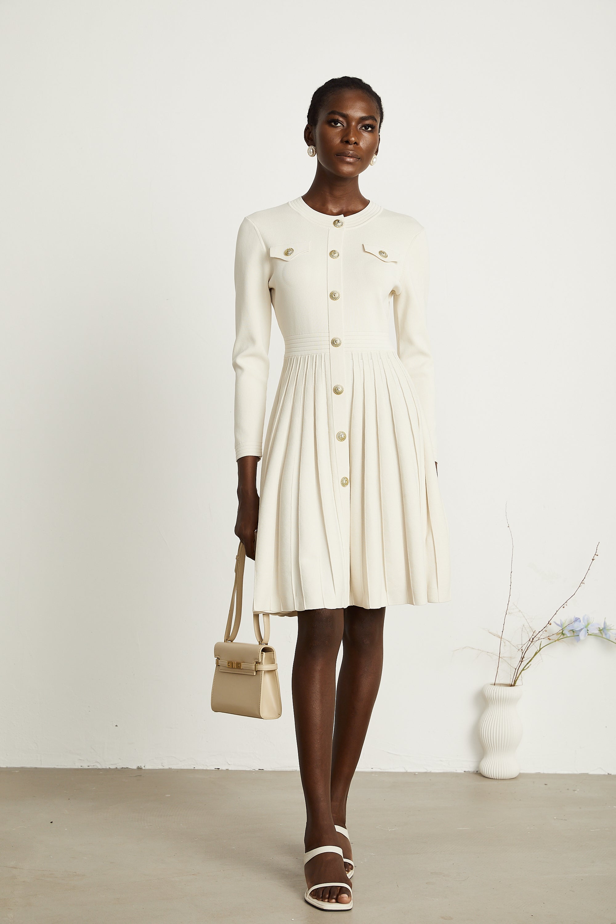 Bérengère mini elbise