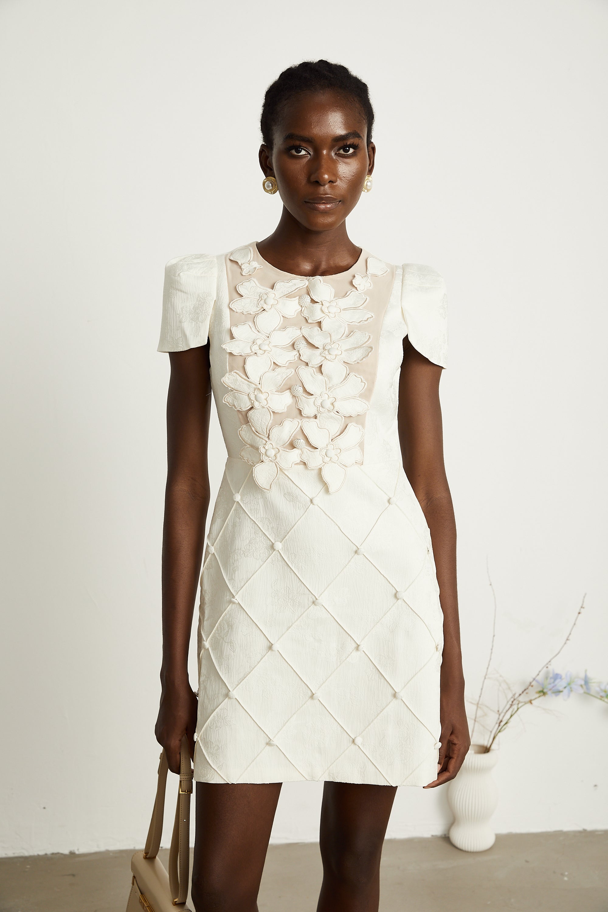 Coralie mini elbise