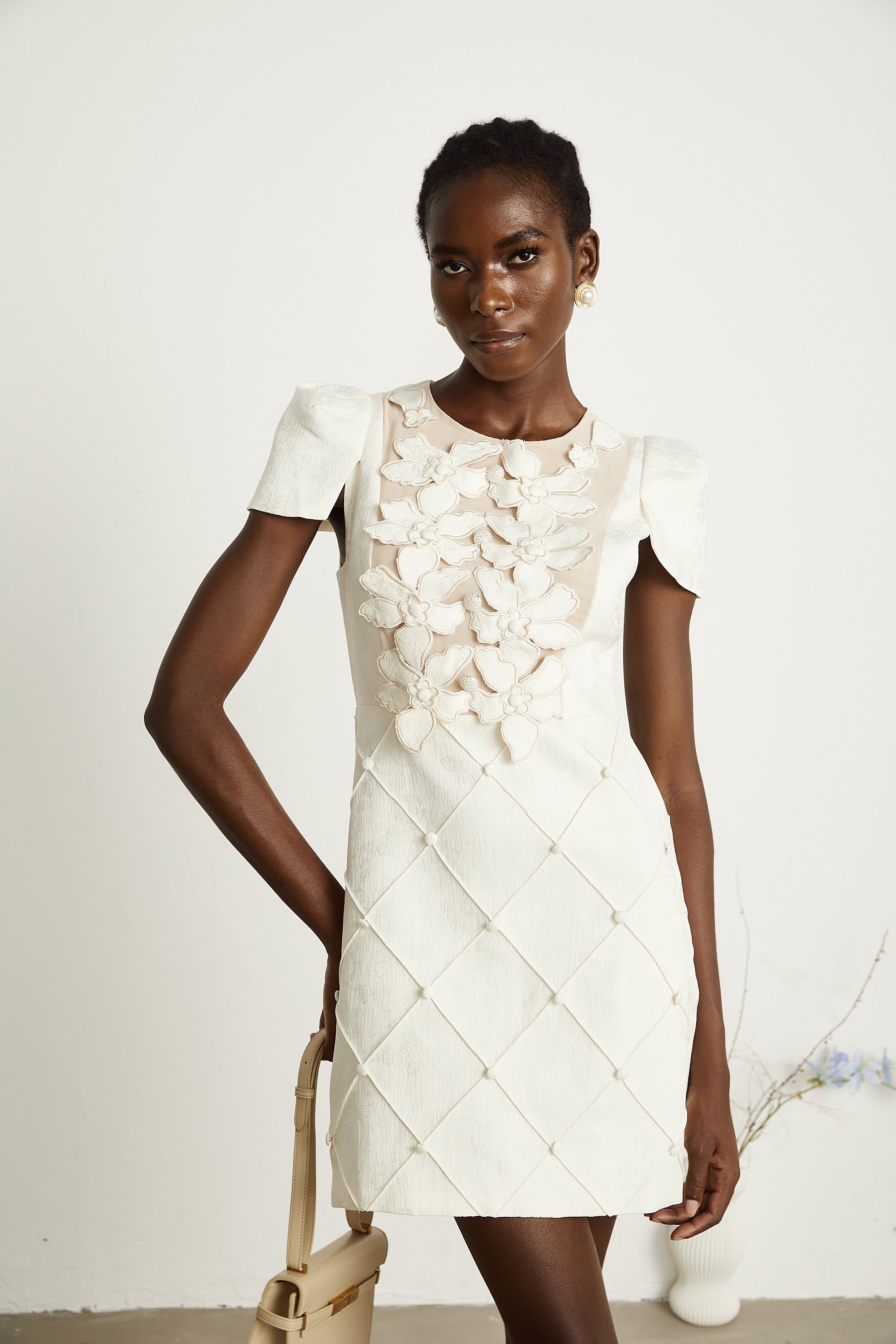 Coralie mini elbise