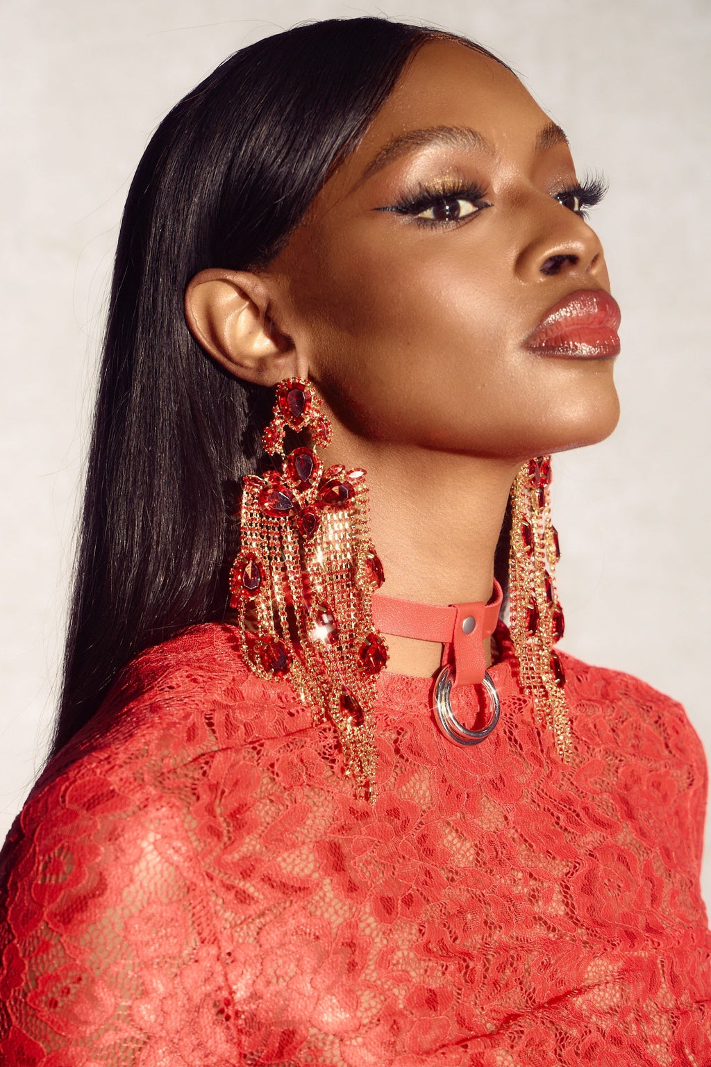 Kristal Avize Damla Küpe