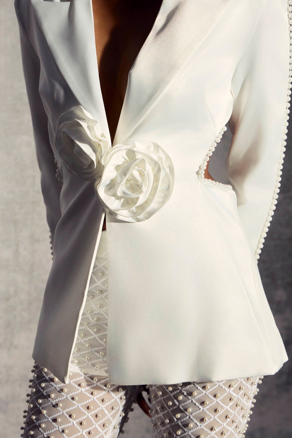 Maureen İnci İşlemeli Blazer/Pantolon