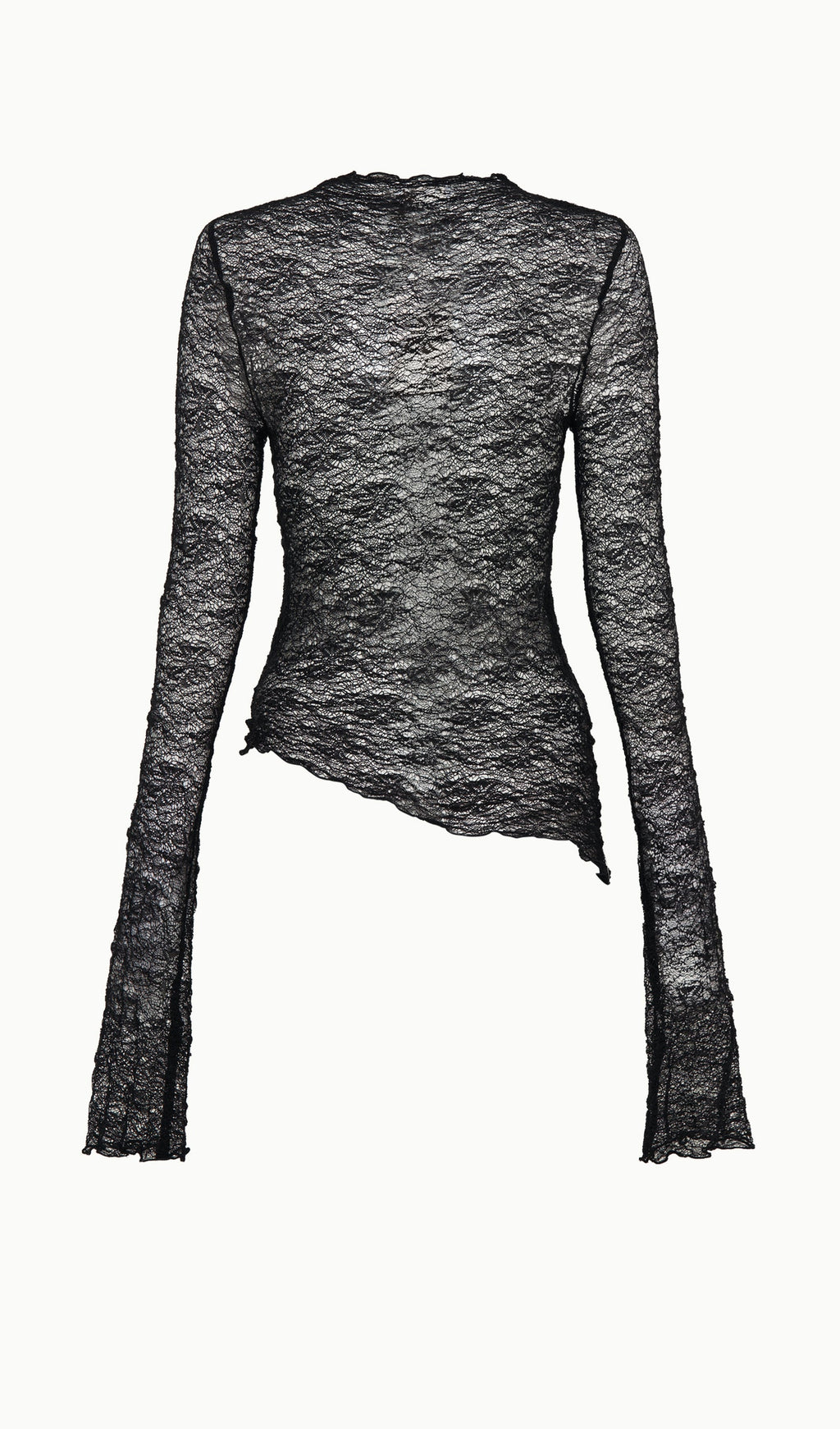 Transparan Dantel Etek Üst Takım