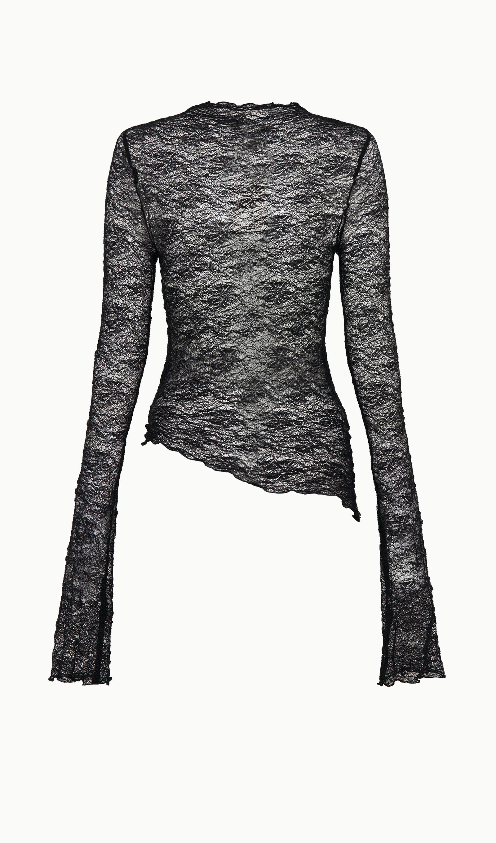 Transparan Dantel Etek Üst Takım