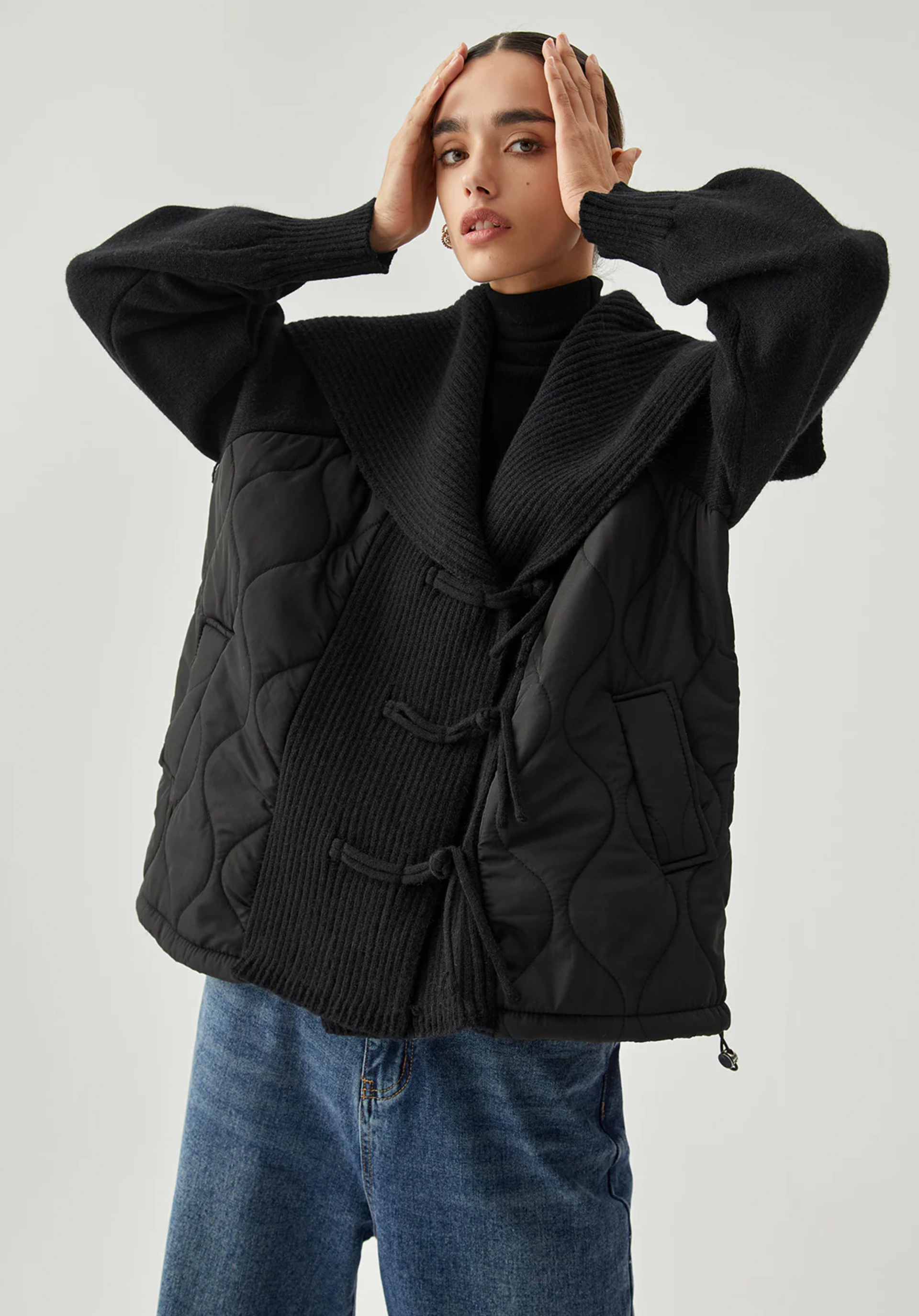 Viola Patchwork Yaka Mont