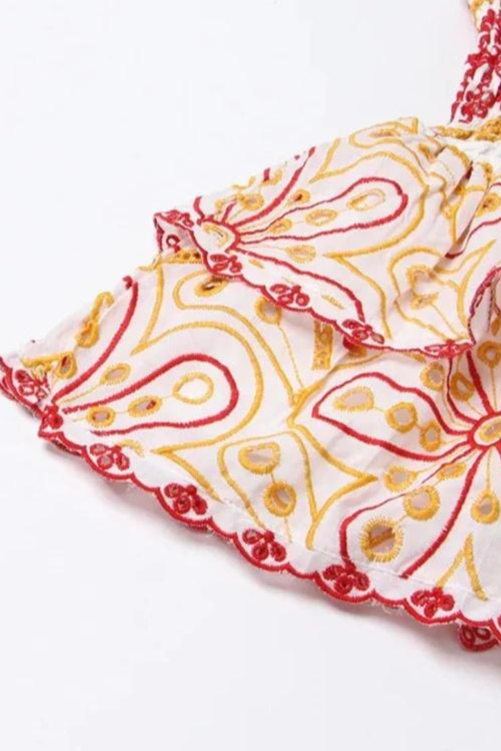 Monaco Mini Elbise - Gün Batımı