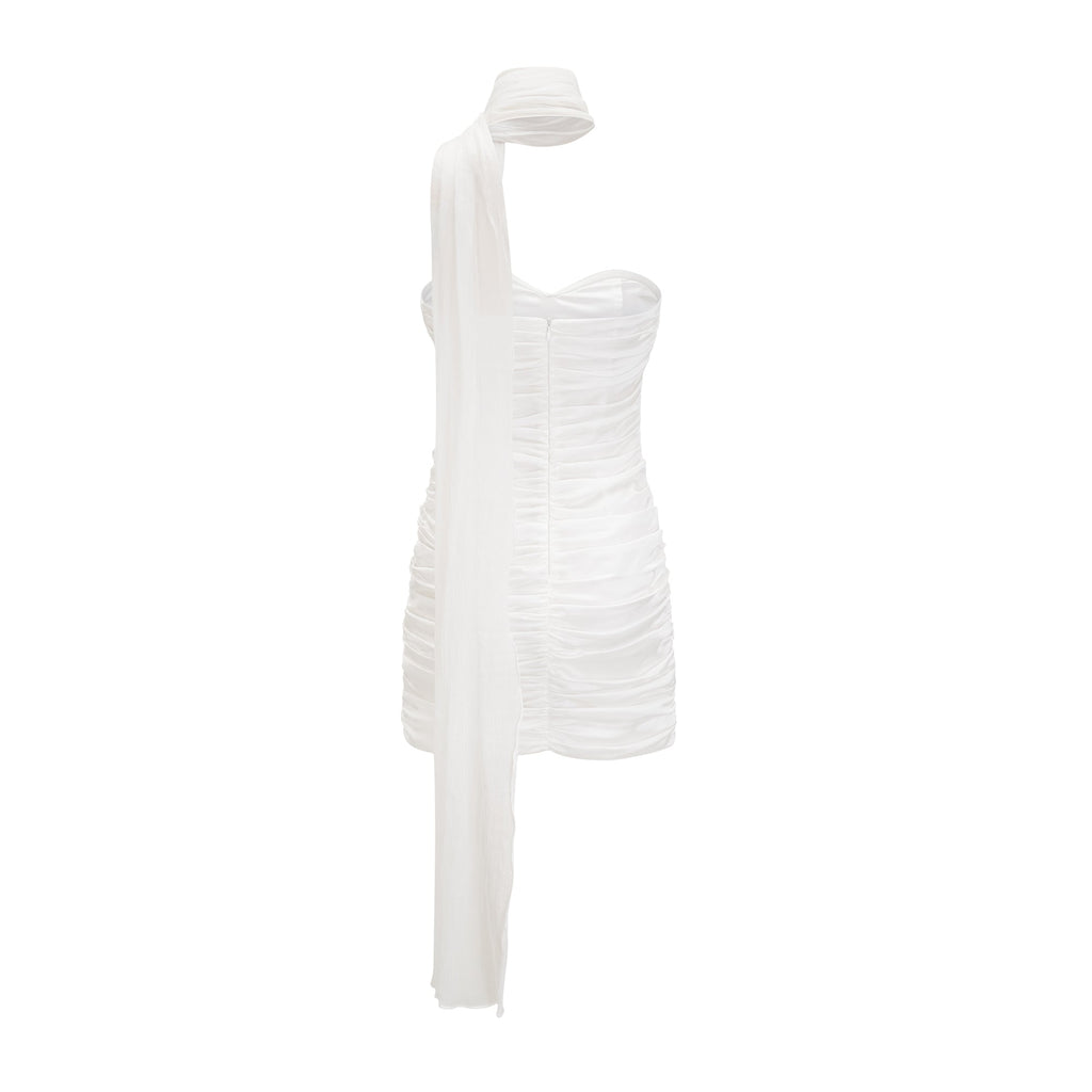 Sigrid dantelli mini elbise