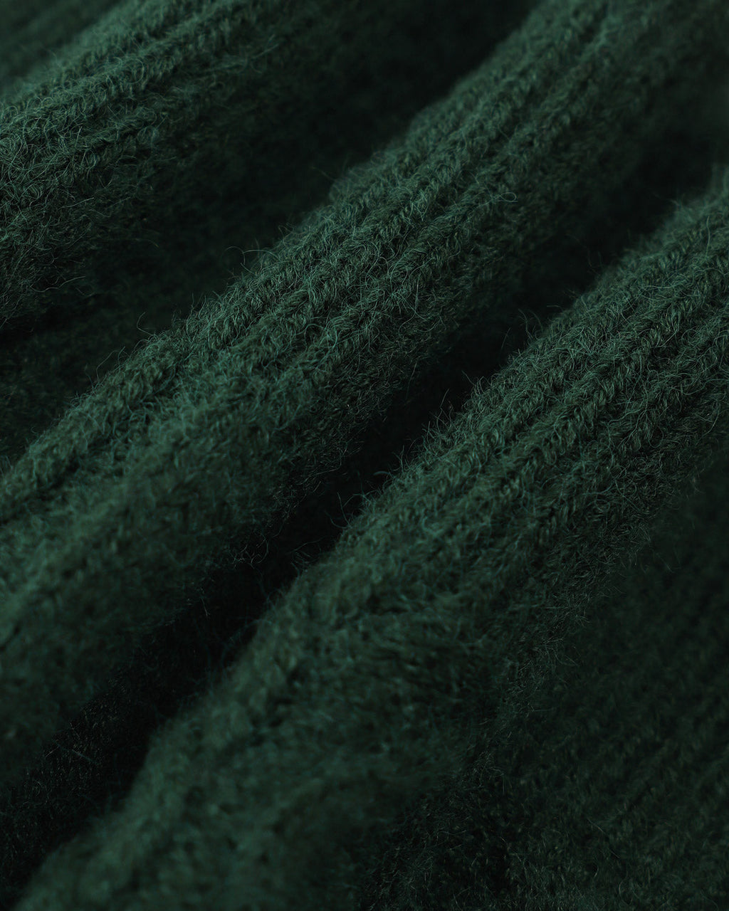 Yeşil Romantik Kordon Örgü Kazak