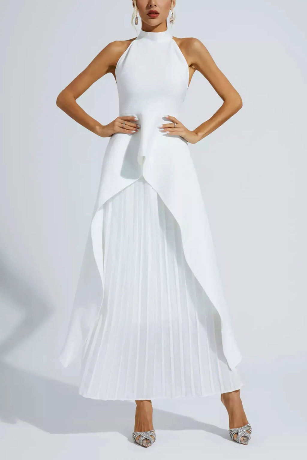 Kamryn Beyaz Düzensiz Set