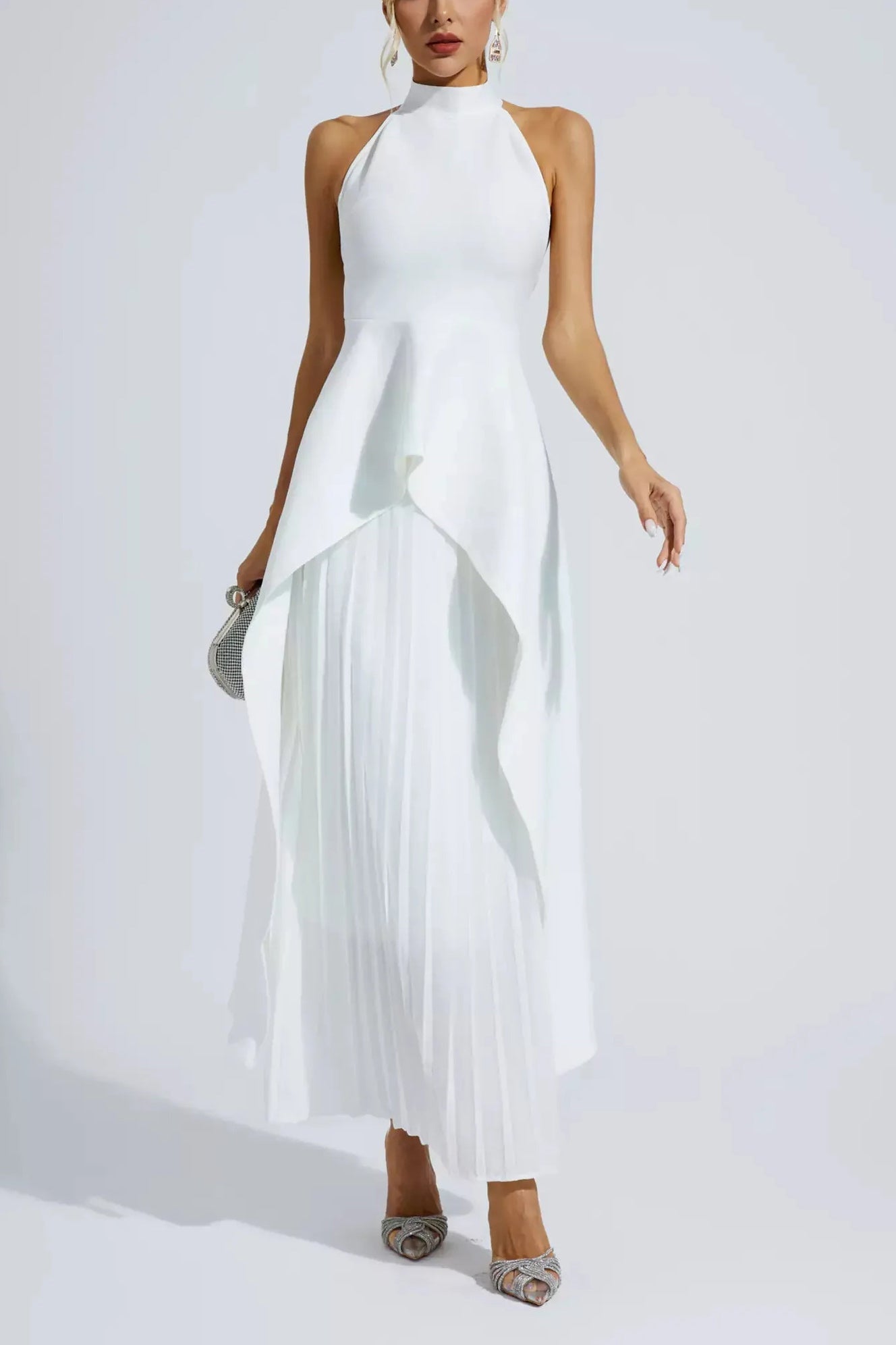 Kamryn Beyaz Düzensiz Set