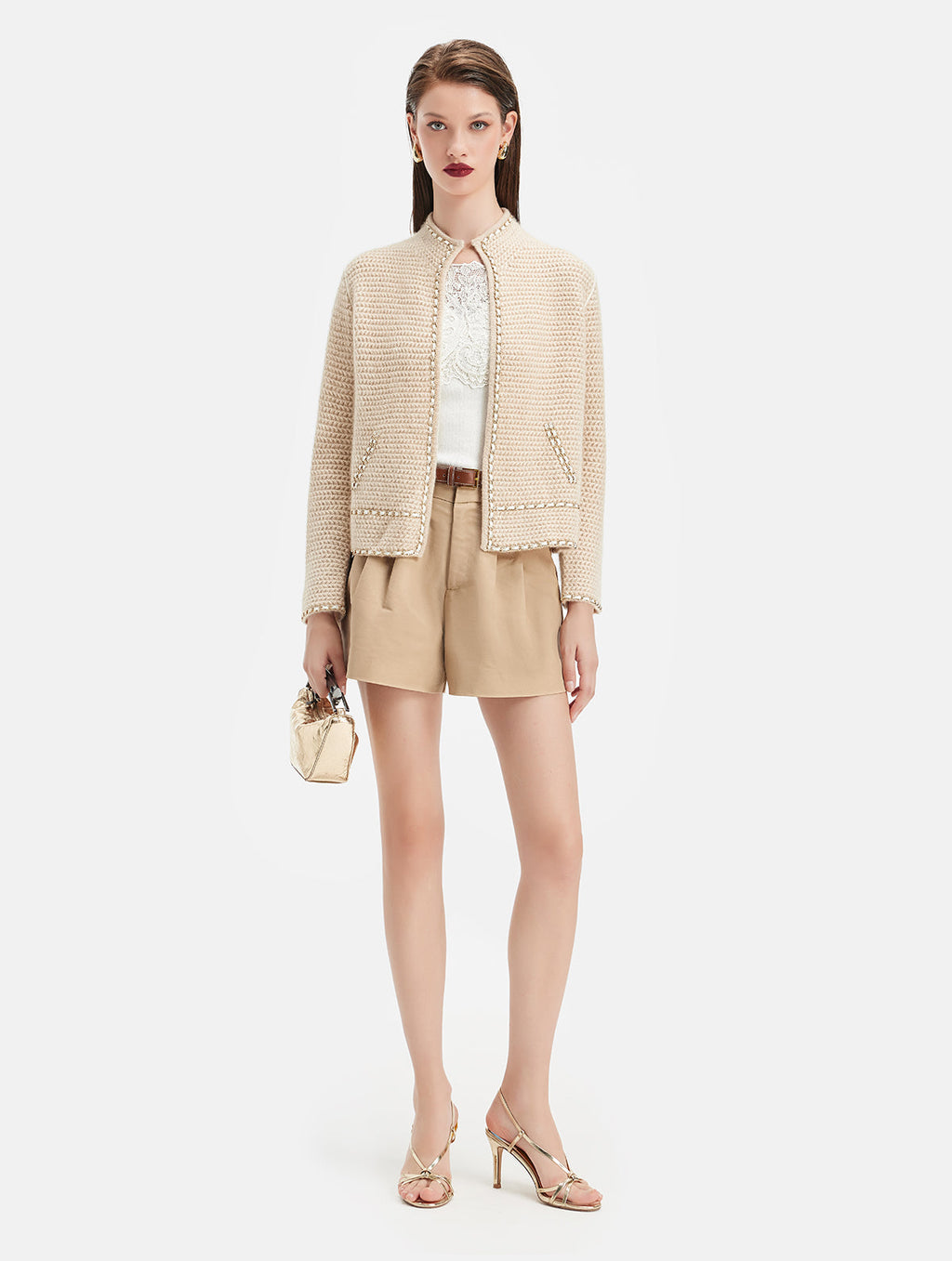 Elişi Zincirli Tığ Ceket