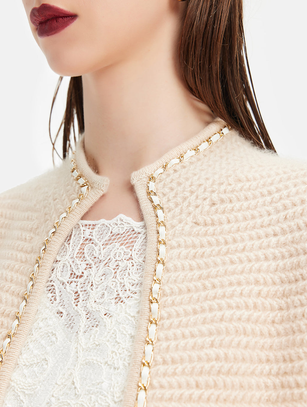 Elişi Zincirli Tığ Ceket