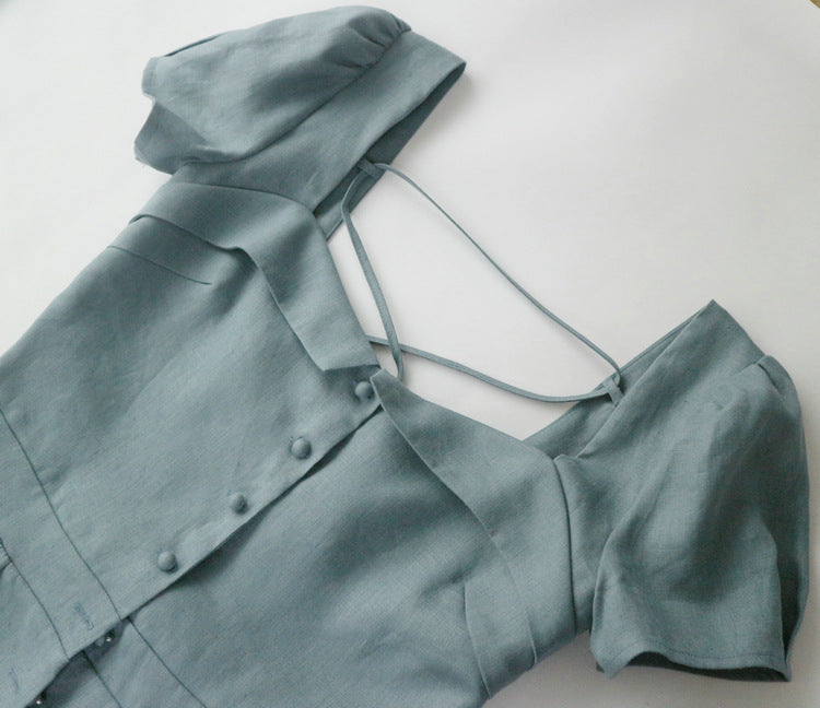 Estelle Keten Elbise