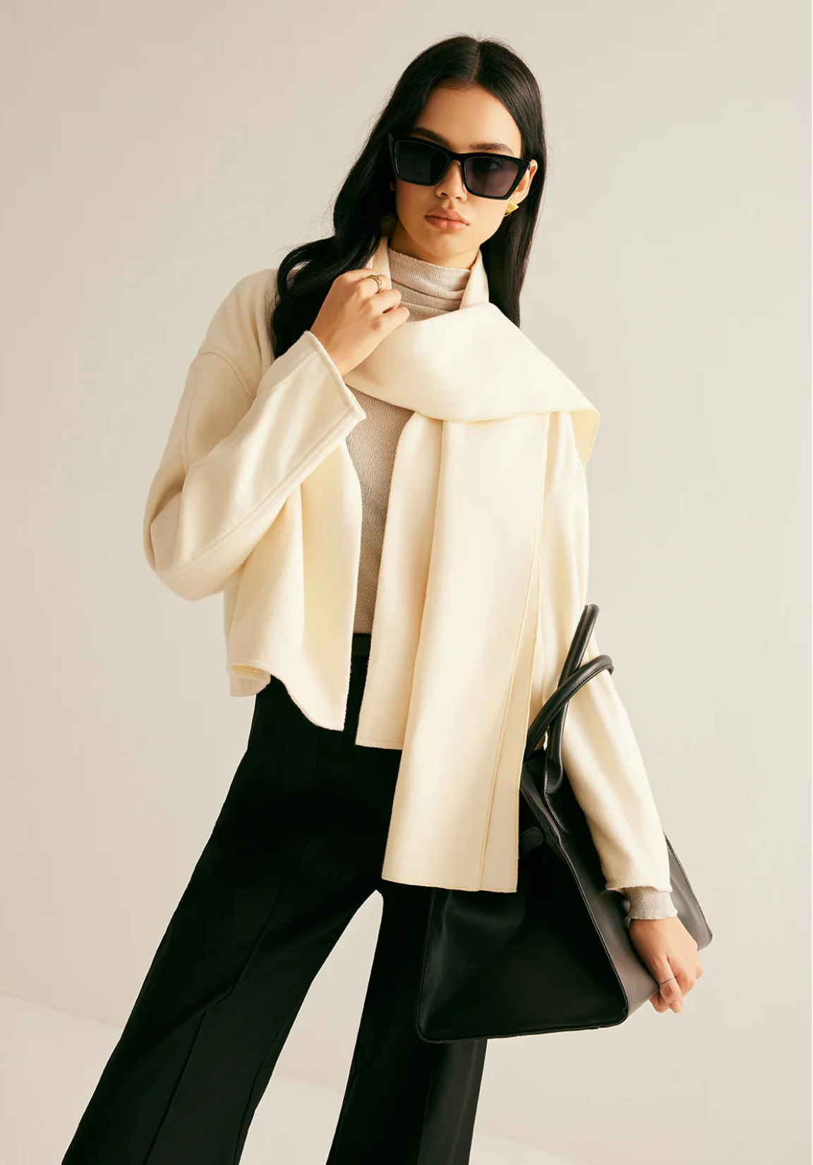 Aurora Kısa Mont Ve Atkı