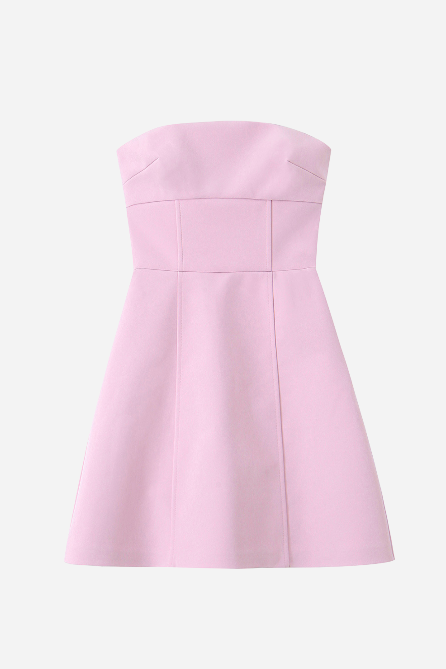 Truda Büyük Fiyonklu Tüp A Kesim Mini Elbise