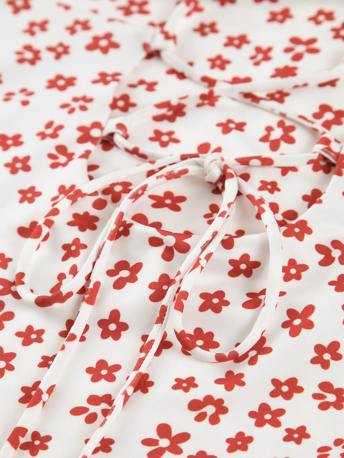 Askılı Çiçek Desenli Çapraz Dökümlü Uzun Yaz Elbisesi