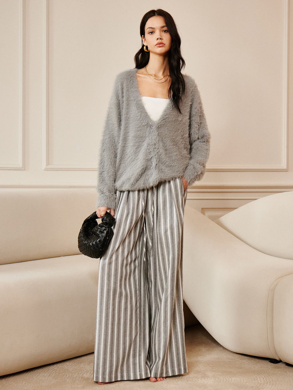 Büyük Boy Tüylü Hırka