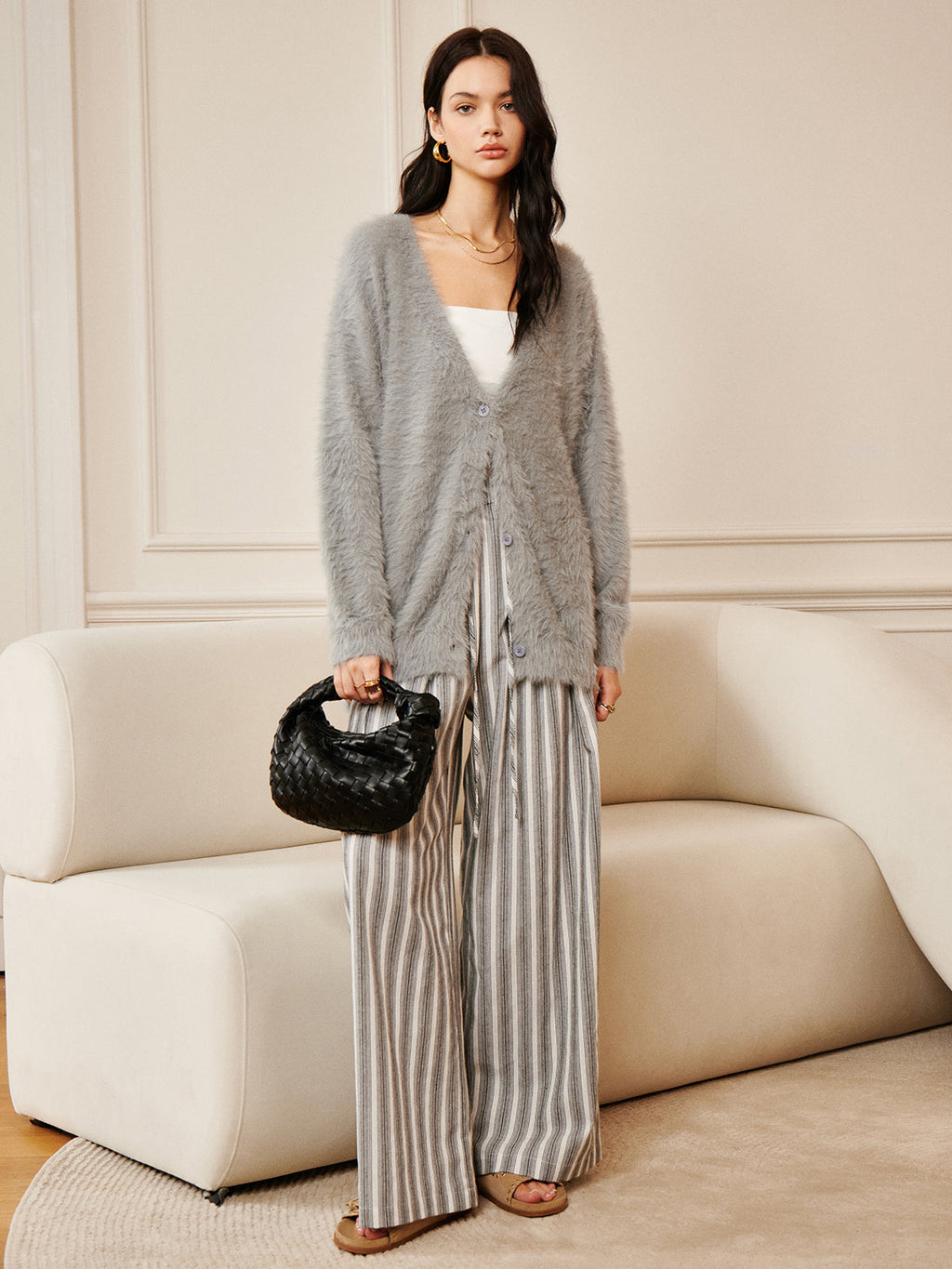 Büyük Boy Tüylü Hırka