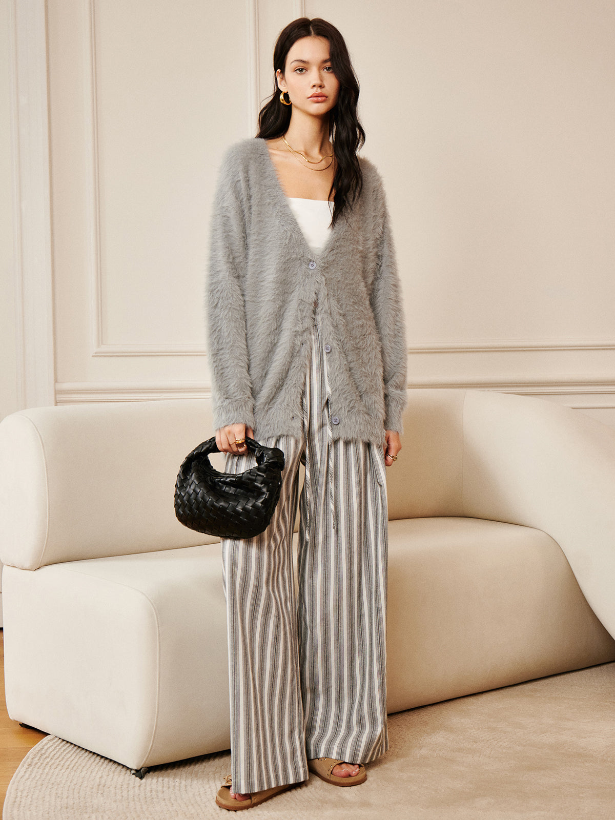 Büyük Boy Tüylü Hırka