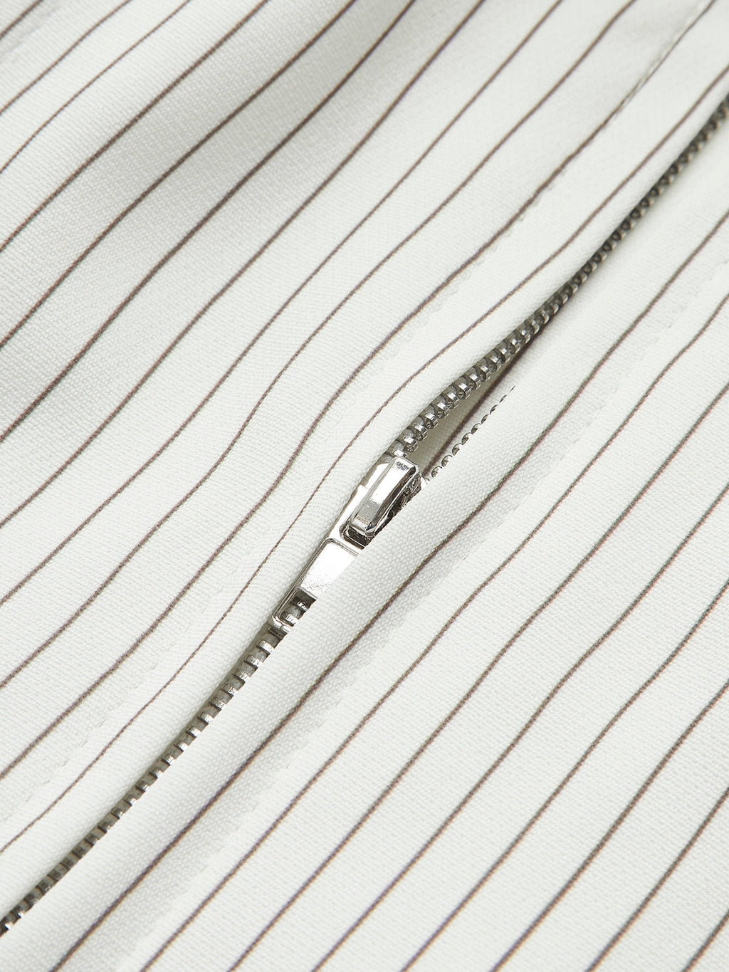 Çizgili İpli ve Fermuarlı Korse Üst