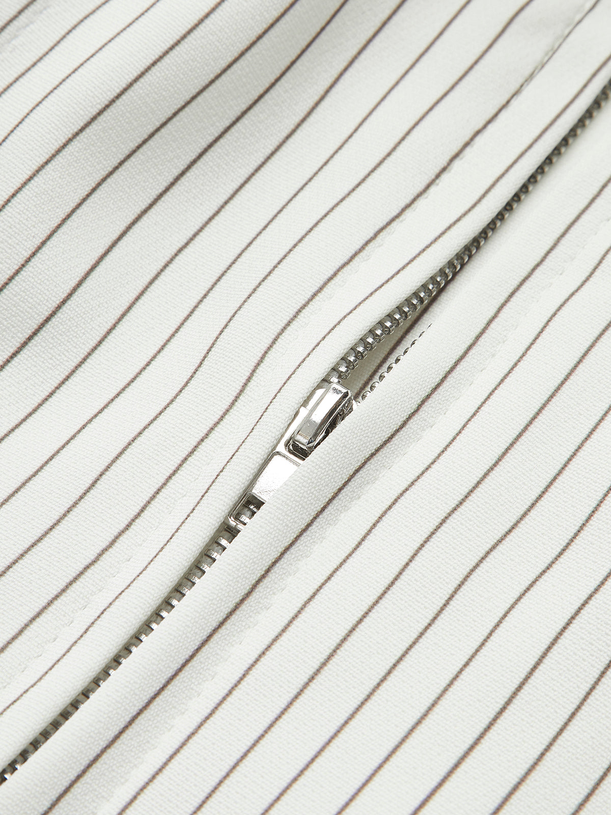 Çizgili İpli ve Fermuarlı Korse Üst