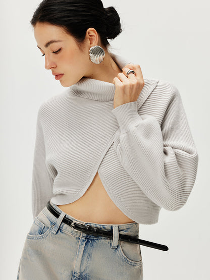 Turtleneck Yarasa Kol Kazak