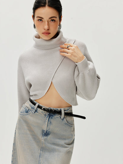 Turtleneck Yarasa Kol Kazak