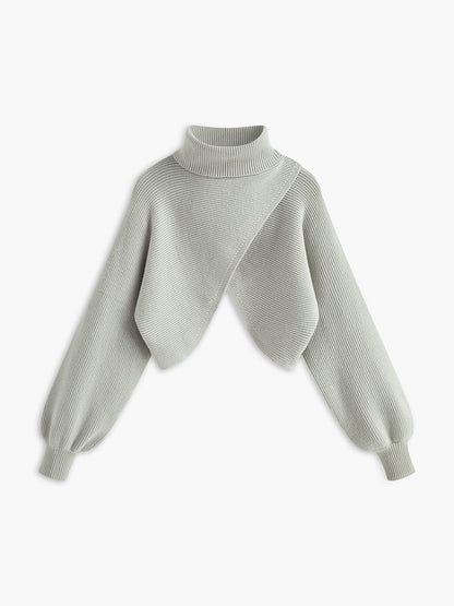 Turtleneck Yarasa Kol Kazak