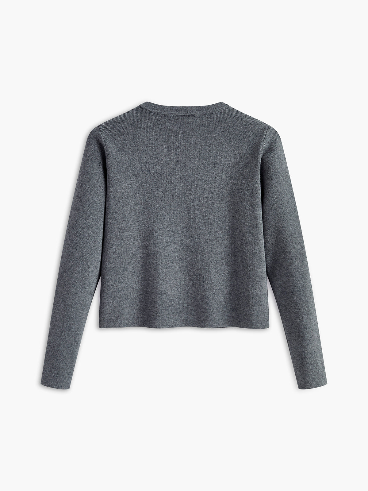 Yuvarlak Yaka Düğmeli Örgü Hırka