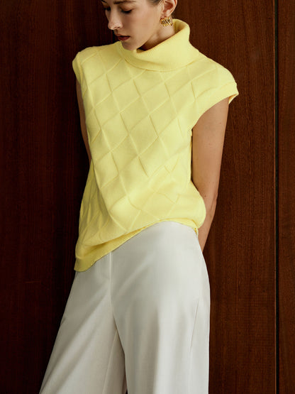 Turtleneck Diamond Kazak Yelek