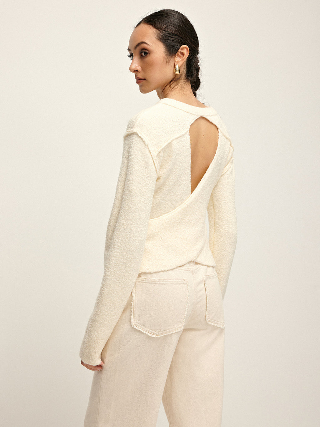 Düz Kesim Rahat Örgü Üst