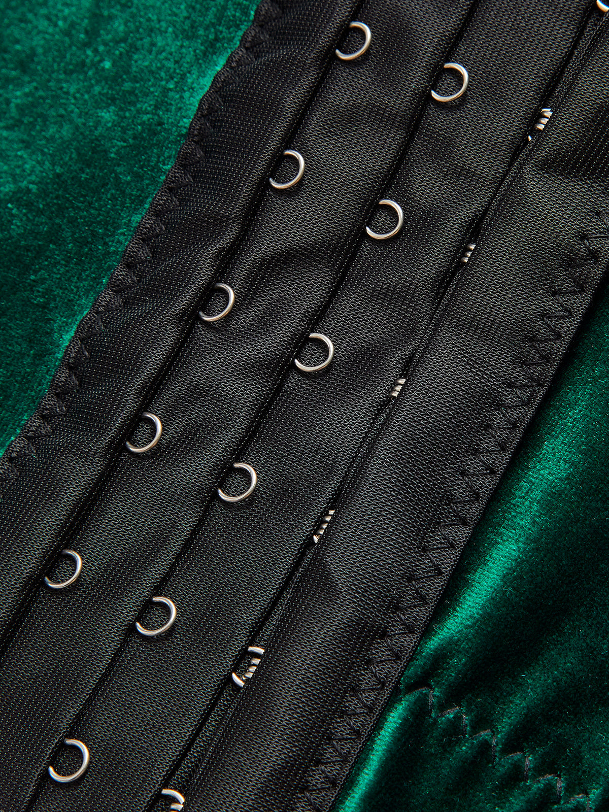 Kadife Kırpılmış Korse