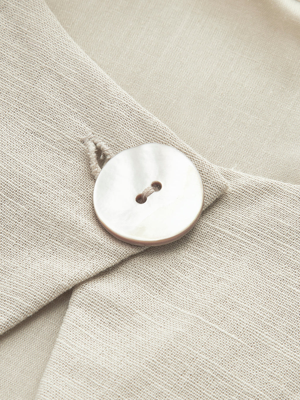 Pamuk Ve Keten Pileli Kesim Uzun Elbise