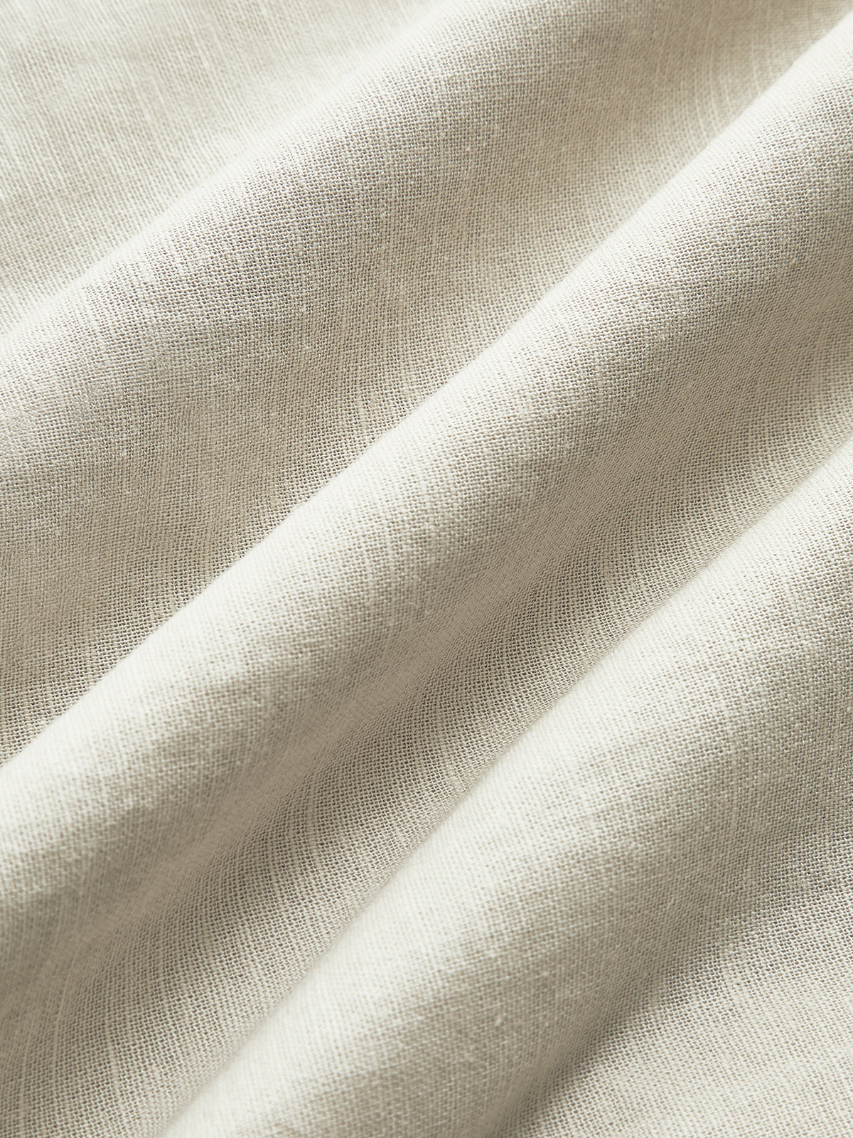 Pamuk Ve Keten Pileli Kesim Uzun Elbise