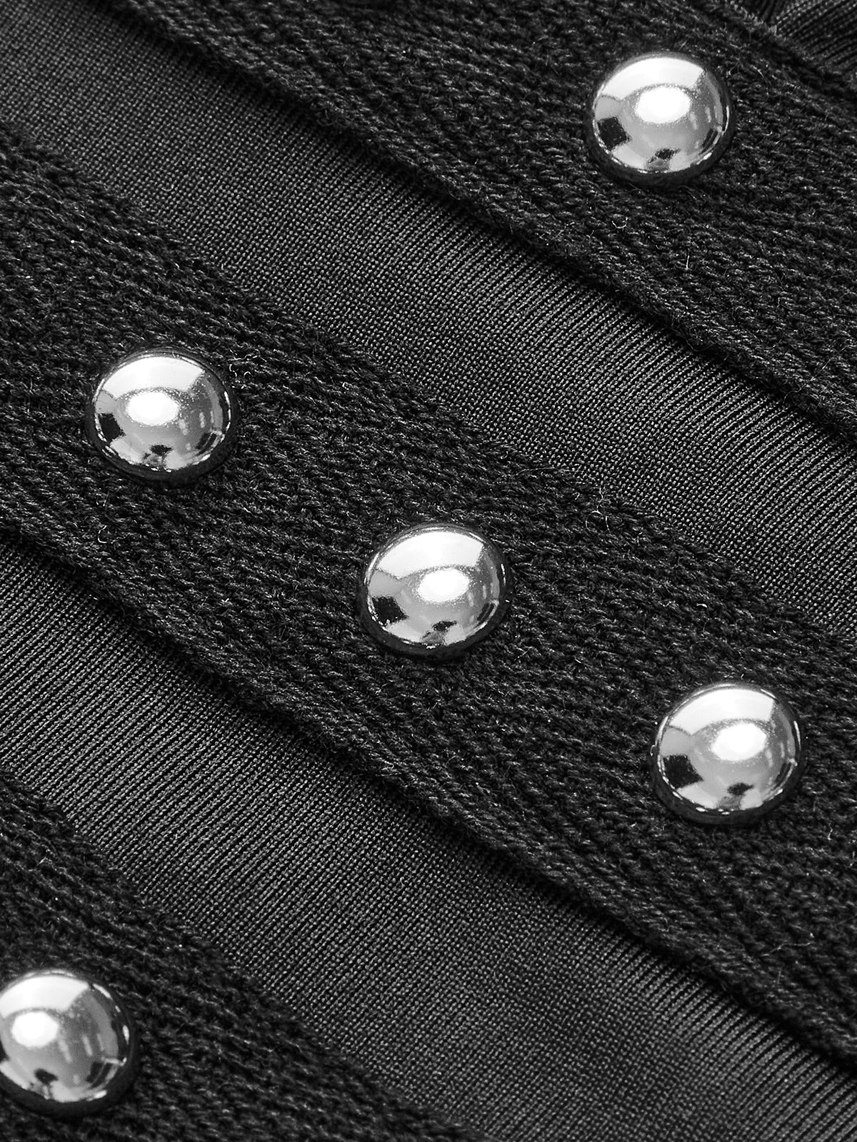 Çivili Detaylı Volanlı Askılı Üst