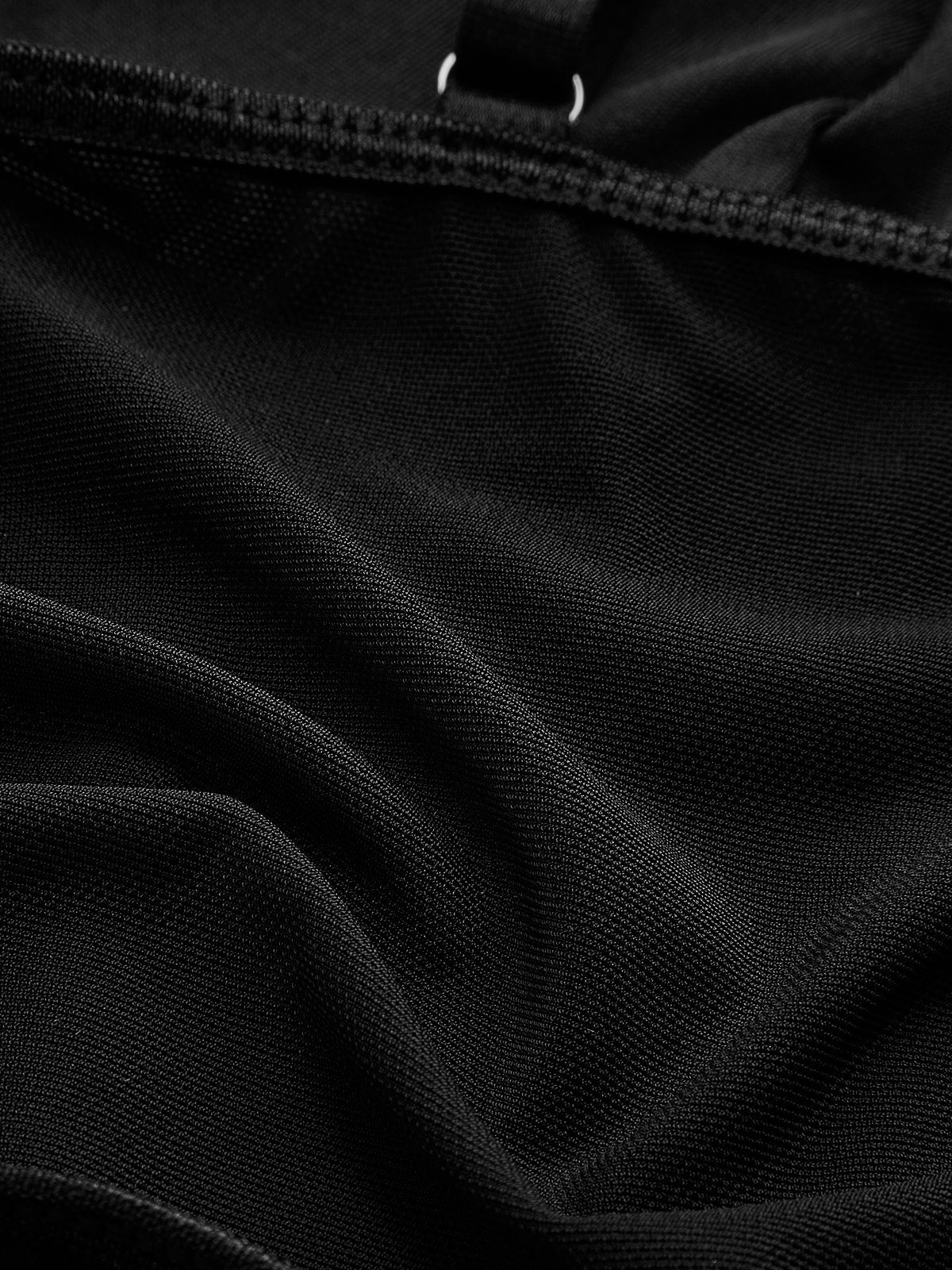 Yarı Şeffaf File Polka Dot Korse Üst