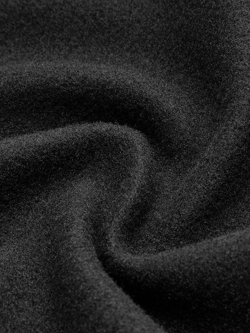 Büyük Yaka İnce Fermuarlı Ceket